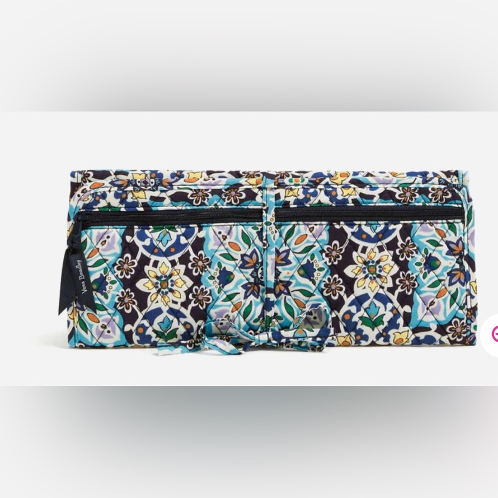 Vera Bradley Curling and Flat Iron Cover in Lisbon Medallion Cool